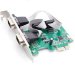 Контролер Ewell PCI-E to 2xCOM (RS232), WCH CH382L (EW078)