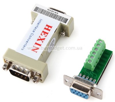 Адаптер COM (RS232) to (RS485/422) HEXIN HXSP-09F69
