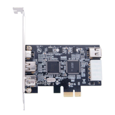 Контролер Ewell PCI-E to IEEE1394 (2x6pin ext., 1x4pin ext., 1x6pin int., Molex) Texas Instrument (EW036)