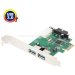 Контролер Ewell PCI-E to USB3.0 (2ext. 19pin USB header, Molex) VIA (EW081)