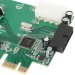 Контролер Ewell PCI-E to USB3.0 (2ext. 19pin USB header, Molex) VIA (EW081)