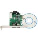 Контролер Ewell PCI-E to USB3.0 (2ext. 19pin USB header, Molex) VIA (EW081)