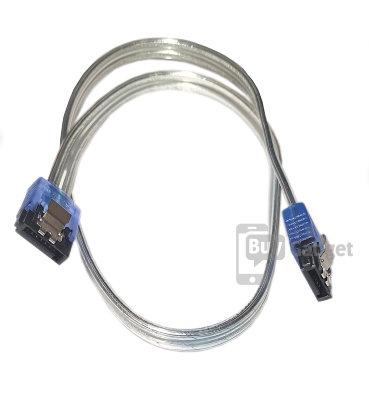 Кабель Ewell SATA 7pin F/F 0.5 м, із защіпками (EW186)