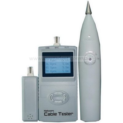 Тестер Shomlin для кабеля RJ-45, RJ-11, USB, BNC. SML-8828