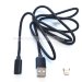 Магнітний кабель синхронізації Ewell Lightning - USB 3A, 1 м