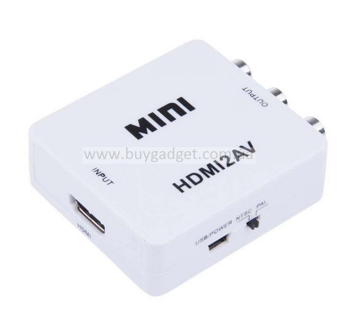 Адаптер HDMI to RCA Audio Video AV CVBS