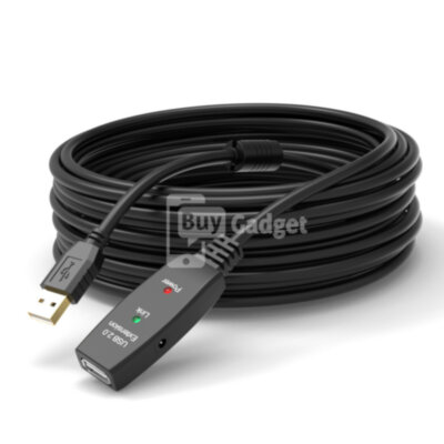 Подовжувач USB2.0 активний, Ewell, з додатковим живленням
