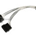 Кабель живлення для відеокарт Ewell 6 pin to Molex, екранований, 15 см (EW197)