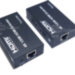 Подовжувач HDMI 4K/30Hz сигналу через UTP (вита пара) Ewell, до 120 м. (EW411)