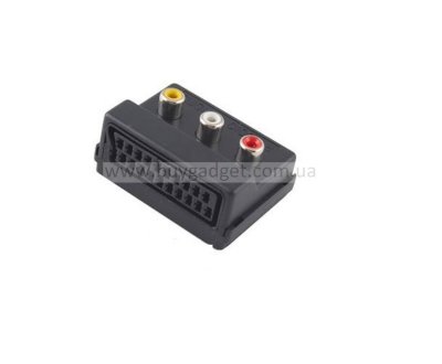 Адаптер SCART F to 3xRCA F