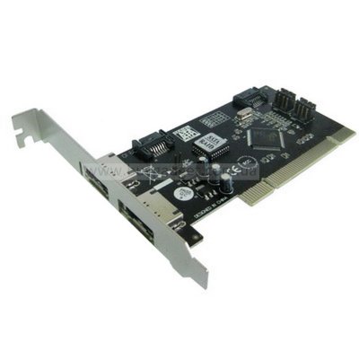 Контролер PCI to 2x eSATA, 2x SATA int., Silicon Image, RTL