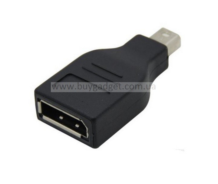 Перехідник Ewell Mini DisplayPort - DisplayPort M/F, 4K (EW654)