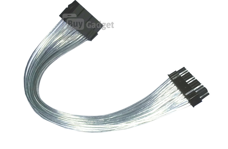 Кабель живлення для материнської плати Ewell 24pin F/M (20+4pin), екранований, 30 см (EW199)