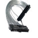 Кабель живлення для материнської плати Ewell 24pin F/M (20+4pin), екранований, 30 см (EW199)