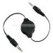 Кабель Ewell Audio 3.5 мм, 3pin M/M 0.7 м, розсувний