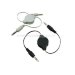 Кабель Ewell Audio 3.5 мм, 3pin M/M 0.7 м, розсувний