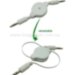 Кабель Ewell Audio 3.5 мм, 3pin M/M 0.7 м, розсувний
