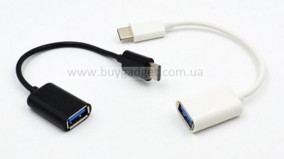 Адаптер USB3.1 Type-C to USB 2.0 (OTG Adapter) 0.2 метра, OEM