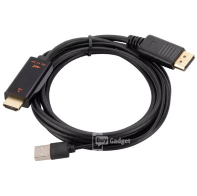 Кабель Ewell HDMI to DisplayPort, 4K 60Hz, 1.8 метри (EW839)