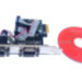 Контролер DTECH PCI-E to 2xCOM (RS232), WCH CH382L (PC0085)