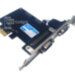 Контролер DTECH PCI-E to 2xCOM (RS232), WCH CH382L (PC0085)