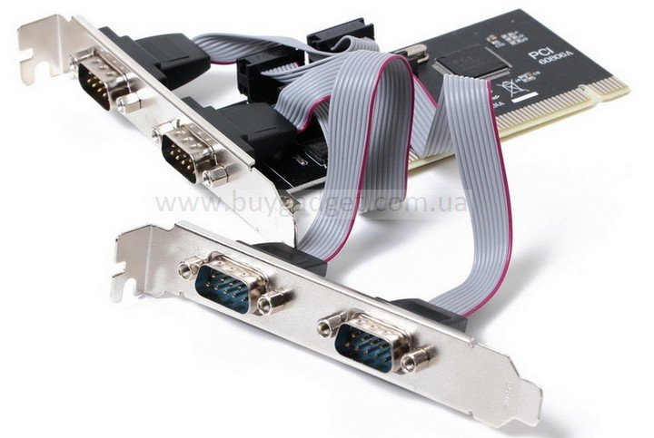 Контролер PCI to 4xCOM (RS232), RTL