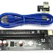 Райзер Ewell Riser Card PCI-E 1X to 16X v.007, USB3.0 кабель (EW029)