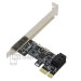 Контролер Ewell PCI-E to 2x SATA III int., ASM1061 (EW220)