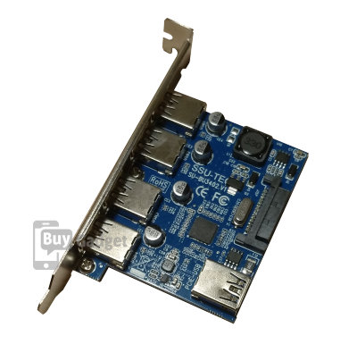 Адаптер PCI-E to USB3.0 (4ext. Sata Power) NEC, RTL