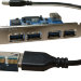 Адаптер PCI-E to USB3.0 (4ext. Sata Power) NEC, RTL