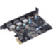 Контролер Ewell PCI-E to USB3.0, Type-C, 19pin USB header, Sata Power (EW429)