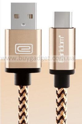 Кабель USB2.0 to USB3.1 Type-C AM/CM, в оплетке, RTL