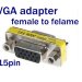 Адаптер Ewell VGA F/F (EW626)