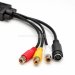 Адаптер VGA M to 3xRCA F / 4-pin S-video F (output)