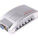 Відео конвертер VGA to VGA/RCA/4-pin S-Video вихід (Reinforced)