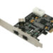 Контролер Ewell PCI-E to IEEE1394B (2x9pin ext., 1x9pin int.) (EW450)