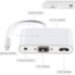 Адаптер Ewell. Lightning to HDMI / VGA / Audio (EW500)