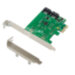 Контролер Ewell PCI-E to SATA III int., Marvell 88SE9170, (EW453)