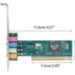 Звукова карта Ewell HT8738AM / PCI (EW732)