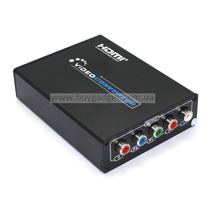 Адаптер HDMI to YPbPr, RCA Audio