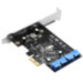 Контролер Ewell PCI-E to USB3.0 (2int. 19pin USB header) VIA (EW455)