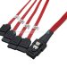 Кабель Ewell SFF-8087 to 4xSATA 1.0 м (EW356)