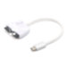 Адаптер Ewell USB3.1 Type-C - SATA III 2.5"/3.5" 7 + 15pin, з блоком живлення, білий
