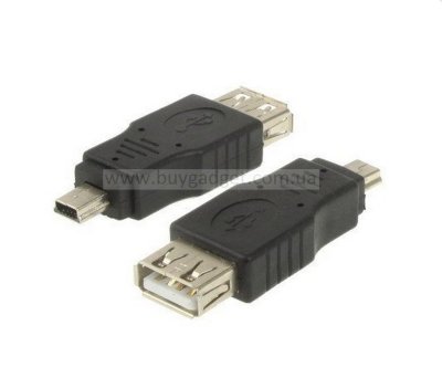 Адаптер mini USB2.0 M to USB2.0 AF (OTG Adapter)