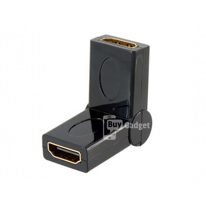 Адаптер HDMI F to HDMI F, 180 градусов
