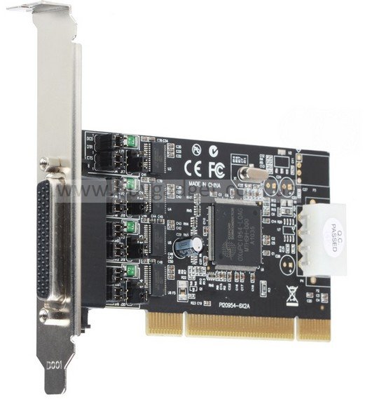 Контролер PCI to 4xCOM (RS232), OXuPCI954, RTL