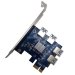 PCI-E 1x to 4 Port USB 3.0, Hub Riser Card
