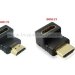Адаптер Ewell HDMI M/F, 90°