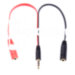 Розгалужувач аудіо для навушників та мікрофона Ewell Jack 3.5mm 4pin (EW822)