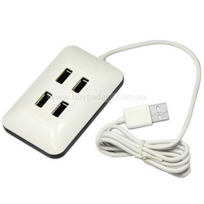 USB 2.0 HUB на 4 порта, магнитный, RTL